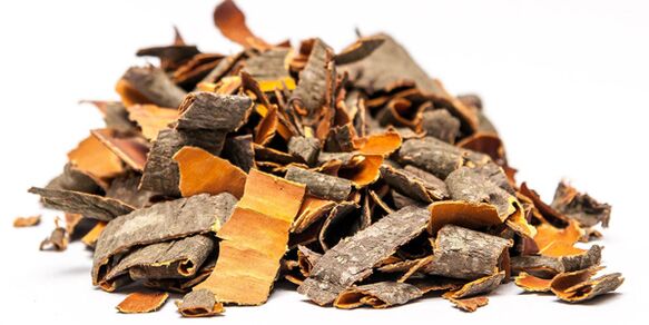 Aspen bark for the preparation of a healing decoction for diabetes